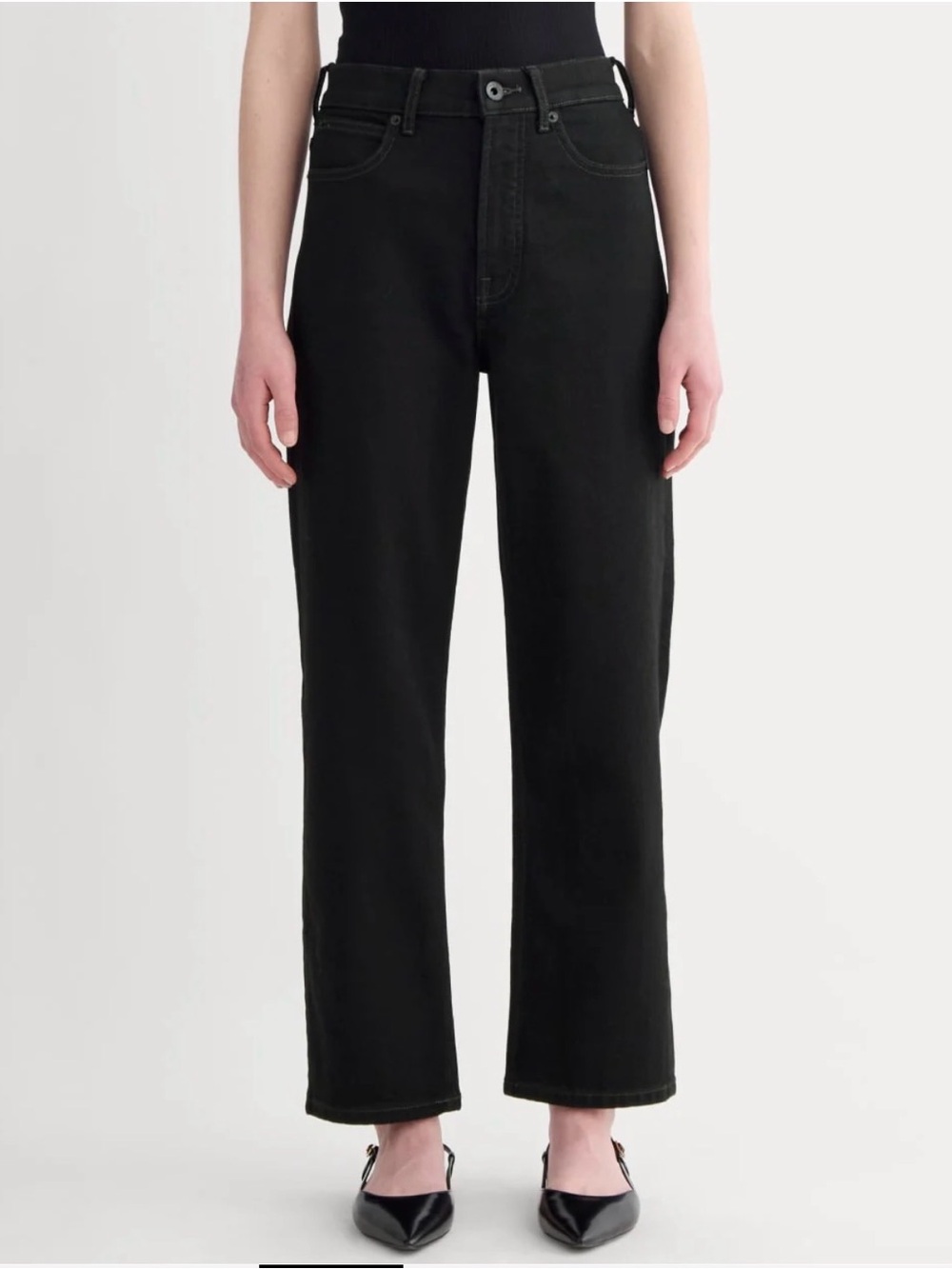 Everlane Way-High Jean, Black, NWT